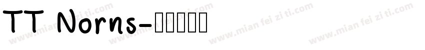 TT Norns字体转换